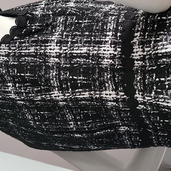 Karl Lagerfeld | Black and White | Checkered Mini Dress - Picture 5 of 6